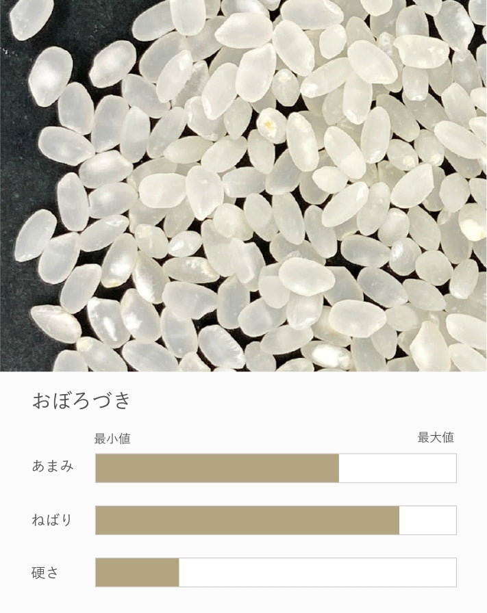 白米 食べくらべセット各300g（おぼろづき・ななつぼし・ゆめぴりか）